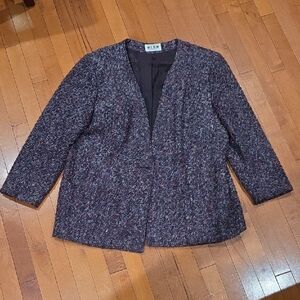 Women's Elegant Tweed Blazer